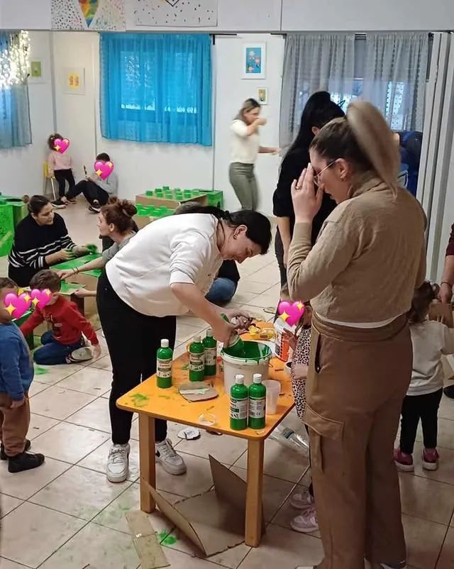 Εργαστήριο ζωγραφικής με τη συμμετοχή γονέων