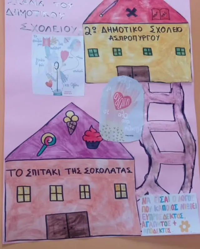 Χειροποίητη αφίσα για τη μετάβαση στο Δημοτικό Σχολείο